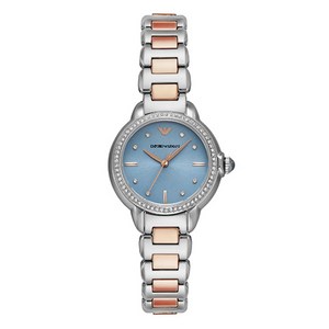 엠포리오아르마니 여성용 미아 쿼츠 콤비 메탈시계 AR11597