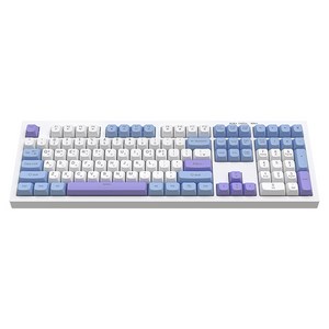 COX 3TONE 멤브레인 유선 키보드, White plate With 3color, CMK108, 제조사축