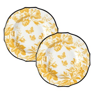 구찌 하바리움 스프 플레이트 23cm, 2개, 옐로우