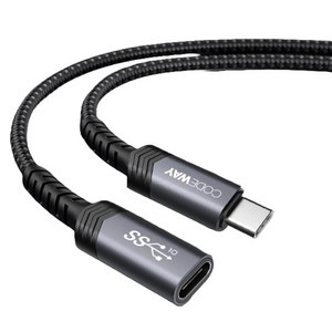 코드웨이 USB 3.2 C타입 GEN2 연장케이블, 1개, 3m