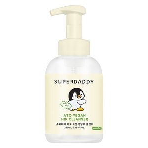 슈퍼대디 아토비건 엉덩이클렌저, 280ml, 1개