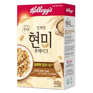 켈로그 현미 푸레이크, 550g, 1개