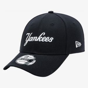 뉴에라 9FORTY 스크립트 로고 볼캡 뉴욕 양키스 MLB 모자