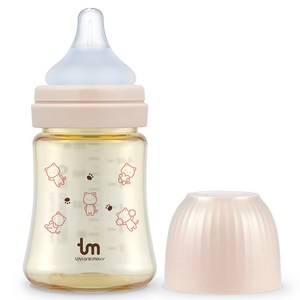 토비앤몰리 PPSU 싱글젖병, 몰리 핑크, 180ml, 1개