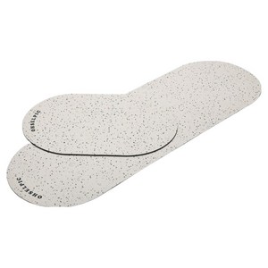 오셀픽 오브제 빨아쓰는 규조토 발매트 2종 세트, 크림