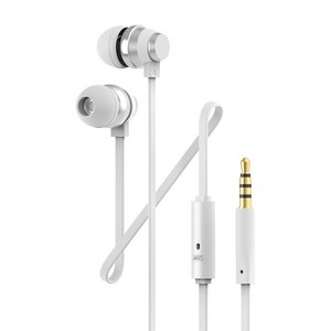 아이리버 aux 스테레오 유선 이어폰 커널형 3.5mm, BHC-70M, 화이트