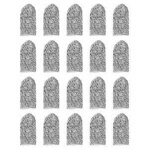 일상나눔 작업용 베임방지 안전 골무, 그레이, 20개