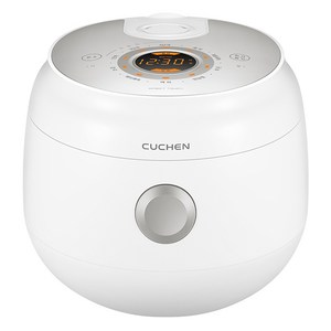 10% 환급가전 쿠첸 미니 6인용 전기밥솥 CRM-CD0640W 이유식/쾌속취사/터치패널, 화이트
