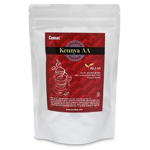 코맥 케냐 AA 원두커피 C4, 200g, 1개, 홀빈(분쇄안함)