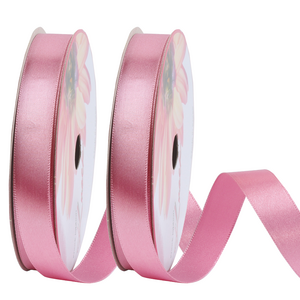 노크원 선물 포장 공단 리본 15mm, 팥색, 2개, 15m