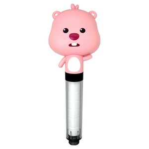 대림바스 잔망루피 멀티 필터 샤워기, 1개, 분홍