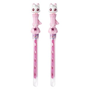 위시캣 아이냥 큰방울 버블스틱 160ml 2P, 혼합색상, 2개