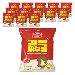 피뉴트 갈릭새우칩, 90g, 14개