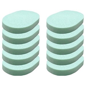 라벤토리 클렌징 해면 스펀지 15mm, 라임, 10개