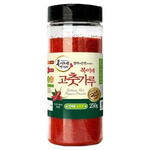 복이네먹거리 국산 안매운 고춧가루 반찬용 순한맛 용기형, 250g, 1개
