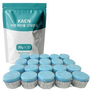카엔 에탄올 고체연료 30g 20p, 1개, 600g