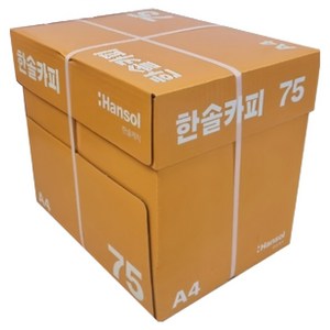 한솔제지 복사용지 75 g, A4, 2500매
