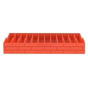 이이네 닌텐도 스위치 게임 타이틀 브릭 수납장 12p, 레드, 1개, l988
