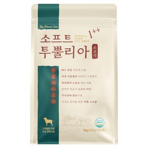 우리주 강아지 가수분해 투뿔리아 뼈와관절 소프트사료, 1개, 5kg, 소