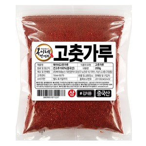 복이네먹거리 중국산 고춧가루 보통맛 김치용상, 200g, 1개