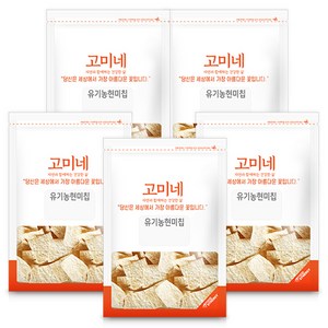 고미네 유기농 현미칩, 50g, 5개