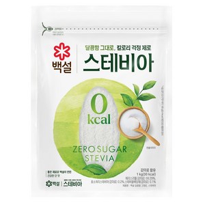 백설 달콤함 그대로 스테비아, 1kg, 1개