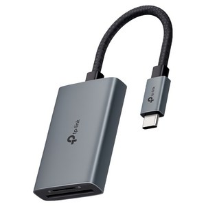 티피링크 C타입 USB to 3D / 마이크로 SD 4 카드 리더기, 그레이, 1개, UA440C