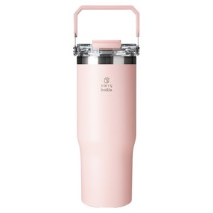 캐리보틀 듀얼플로우 탑핸들 텀블러, 핑크, 950ml, 1개