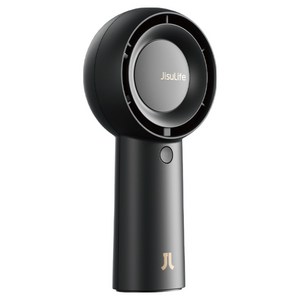 지수라이프 미니 휴대용 무선 선풍기, Handheld Fan LIFE5 Plus 6000mAh, 카본 블랙