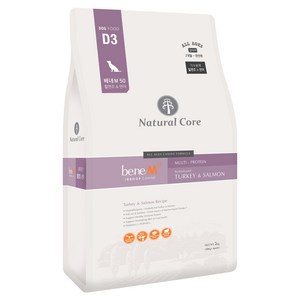 네츄럴코어 강아지 베네 M50 건식사료 작은입자, 칠면조, 2kg, 1개