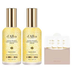 달바 화이트 트러플 퍼스트 오일 캡슐 세럼, 100ml, 2개