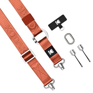 코닥 카메라 멀티 스트랩 Burgundy Red, 버건디, 1개