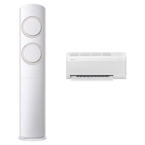 삼성전자 62.6㎡ + 18.7㎡ AI Q9000 홈멀티형 에어컨 AF60F19D11BRZ + 리모컨 세트 방문설치, 매립배관형