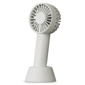 알로코리아 듀얼팬2 휴대용 미니 선풍기, F2AG, 라이트그레이