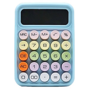 프루그 레트로 기계식 계산기, 블루, 1개