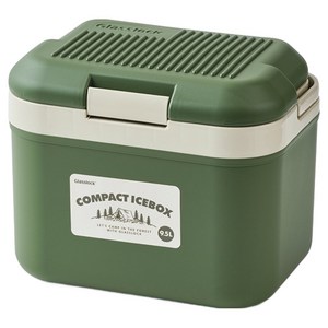 글라스락 컴팩트 아이스박스, 카키, 9.5L 골드박스 특가
