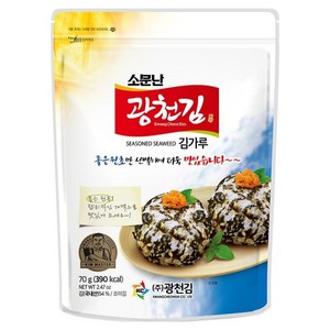 광천김 소문난 김가루, 70g, 1개