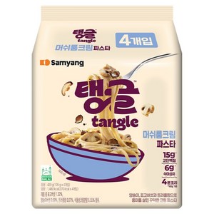 tangle 머쉬룸 크림파스타 105g, 4개