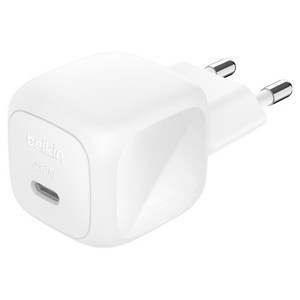 벨킨 부스트차지 45W USB C타입 PD3.2 초소형 고속 충전기 WCA013krWH, 화이트, 1개