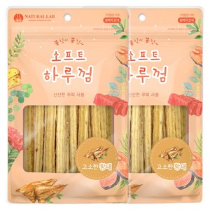 네츄럴랩 강아지 소프트 하루껌 간식, 황태 맛, 85g, 2개
