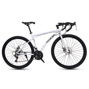 닥터바이크 ROAD S-27 하이브리드 스틸 디스크 브레이크 11kg 신장 155cm~175cm, 화이트, 68.5cm(27인치)