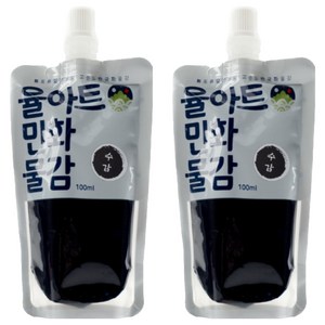 율아트 민화 물감 분채 한국화 수감, 100ml, 2개