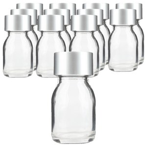 공병상회 OS 더치 30 투명 유리병 + 실버캡 세트, 30ml, 12개