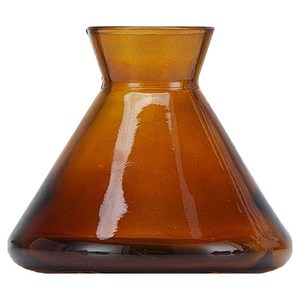 모던앳 삼각 플라스크 공병 디퓨저 용기, 브라운, 1개, 200ml