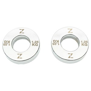 제로투히어로 초경량 저중량 원판, 1.25kg, 2개, 크롬