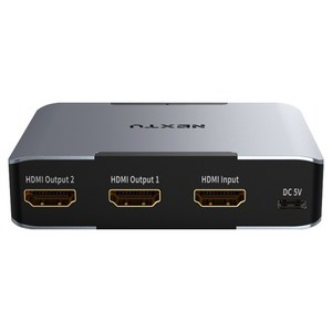 넥스트유 부이우 UHD 8K 60Hz 1대2 HDMI 2.1 EDID 2포트 아날로그 디지털 광 오디오 분배기 8332SP8K60, 1개, 넥스트유 부이우 8332SP8K60