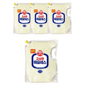 오뚜기 실쏙 고소한 마요네스 스파우트팩, 3.2kg, 4개