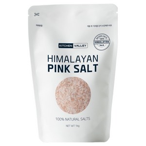 키친밸리 히말라야 핑크솔트 가는 소금, 1kg, 1개
