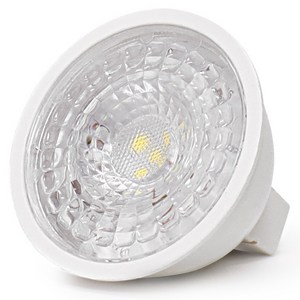 집중형 LED 할로겐 램프 5W MR16, 전구색, 1개