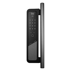게이트맨 지문인식 IoT + GM-1000L 푸시풀 디지털도어락 + 보강판 + 설치부자재 세트 실버, 방문설치